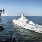 Försvarsmaktens stealth-korvetter i Visbyklassen deltar i Aurora 17 som avslutas i veckan. BILD: Försvarsmakten 