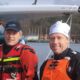 Mikael Hinnerson, SSRS, och Richard Holm, Svenska kanotförbundet, deltog i en sjöräddningsövning i Göteborgs skärgård på torsdagen.