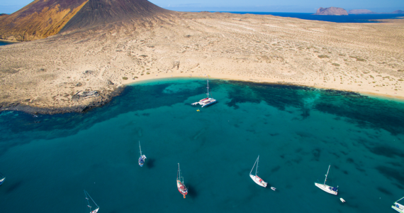 Båtluffa på Kanarieöarna