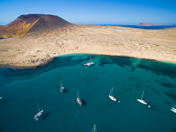 Båtluffa på Kanarieöarna