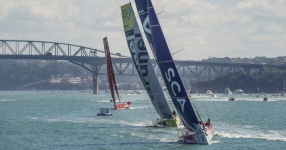 Volvo Ocean Race 2014-15 - Auckland  - New Zealand Herald In-Port Race