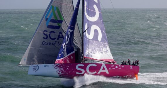 October 4 2013 - Team SCA sailing trials in the English Channel