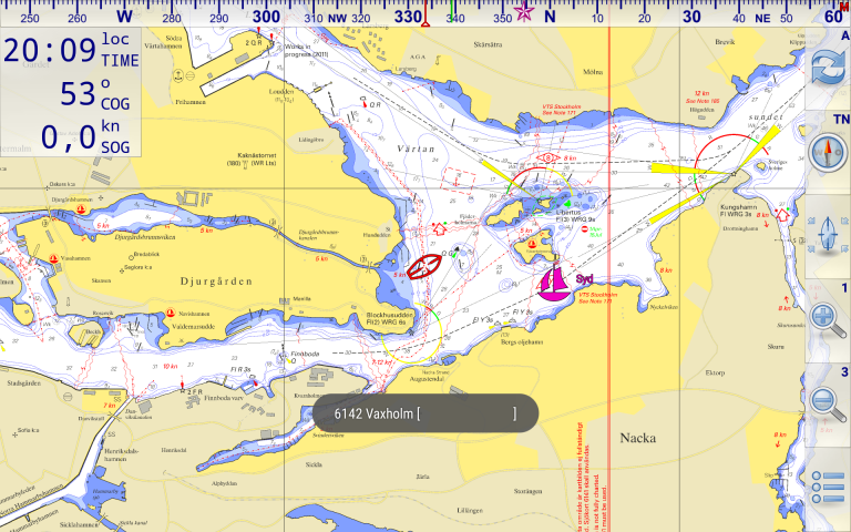 Marine navigator + Solteks rastrerade sjökort | På Kryss