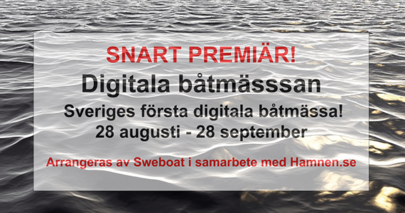 Digital Båtmässa 28 augusti – 28 september
